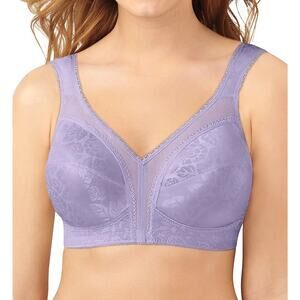 Playtex 18 Hour Bra 42C Lilac No Wire Style 4693 Comfort Strap Posture